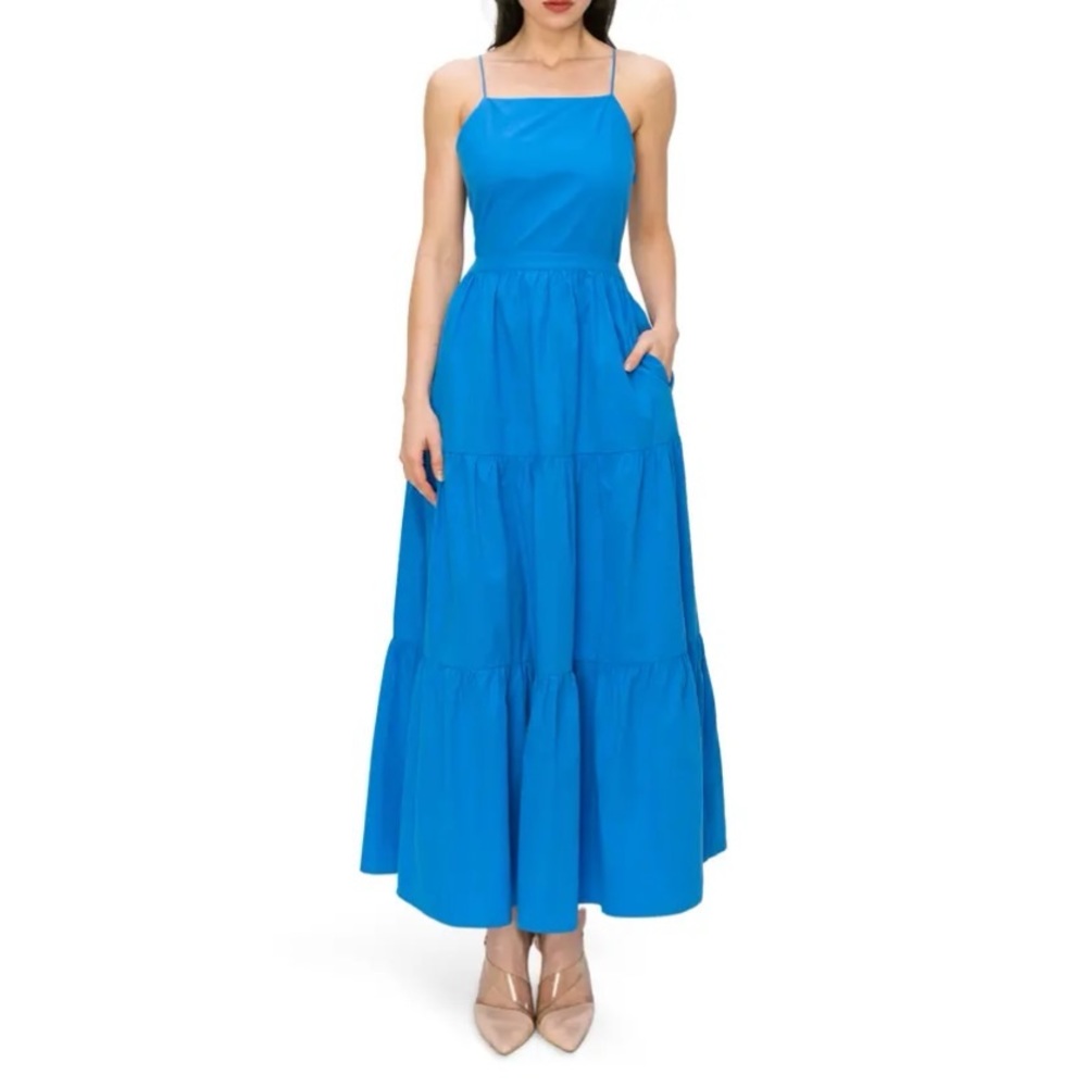 Melloday | Tiered Fit & Flare Maxi Dress